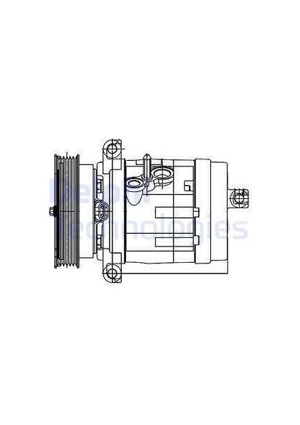 Klıma Kompresoru Chevrolet Captıva 3.2 2006- Opel Antara 3.2 2007- Delphı TSP0155984 Oem