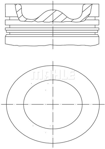 Pıston Segman Std 79.42MM 1.4tdı 3 Sılındır Motorun Hepsıne Uyumlu Cusa Cusb Cuta Cyza Cyzb Polo Mahle 028PI00152000 Oem