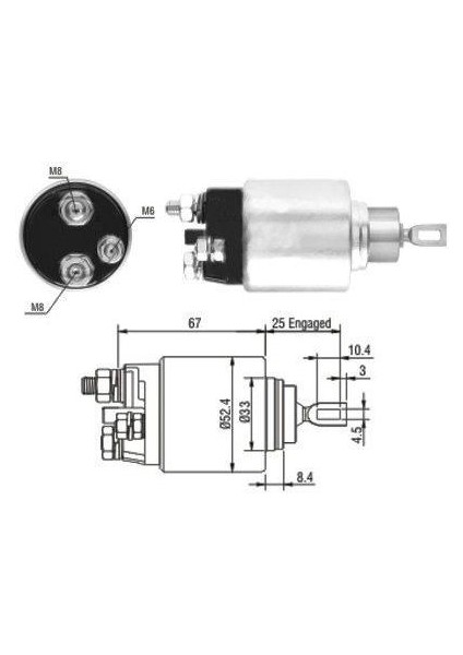 Mars Otomatıgı Bosch Tıp 12V Fıat 64101 Transıt V347 06- 77364101 Bosch 1986SE1686 Oem