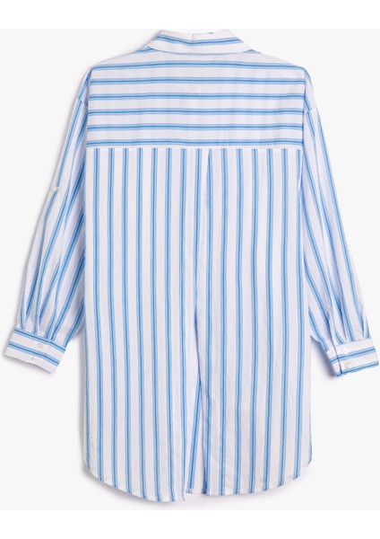 Plaj Elbisesi Gömlek Oversize Uzun Kollu Düğmeli Pamuklu fiyatları