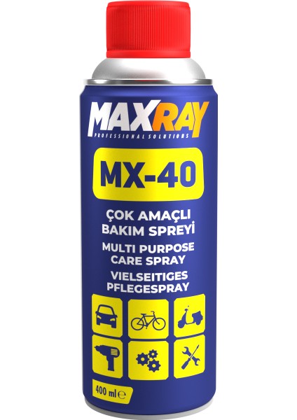 400 ml Maxray Mx-40 Çok Amaçlı Bakım Spreyi