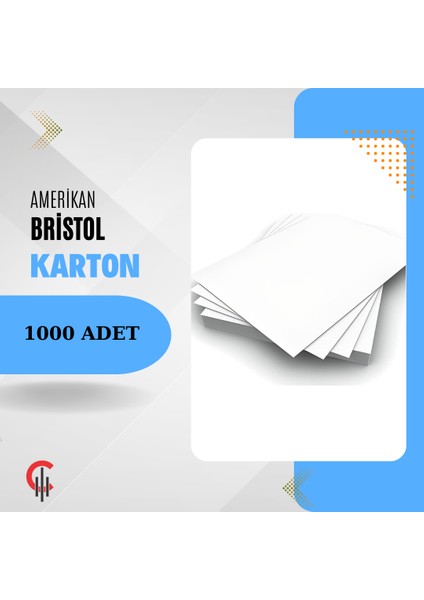 Amerikan Bristol Karton A4 210 gr 1000 Adet fiyatları