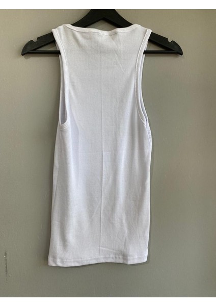 Unisex Likralı Fitilli Atlet