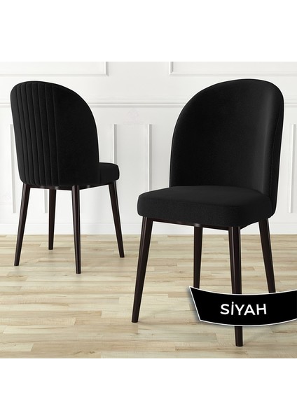 Concept Roe Serisi Açılabilir 80X132 Beyaz Masa Ceviz Ayak Mutfak Masası Takımı ve 4 Sandalye modelleri