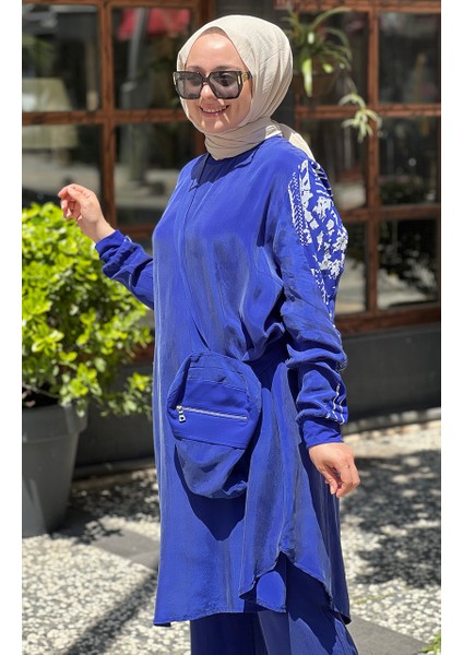 Tunik 33010 Saks Mavi