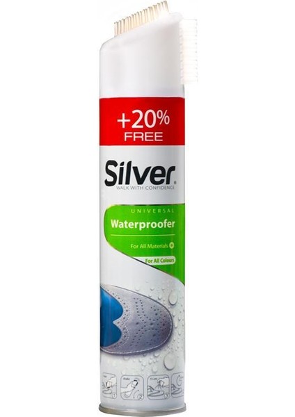 Silver Ayakkabı Koku Giderici Deodorant 100 ml + Su Itici Önleyici Sprey 300 ml