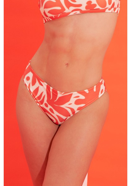 Turuncu Higo Tek Alt Bikini