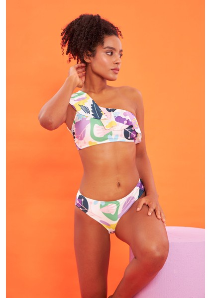 Renkli Verano Tek Alt Bikini