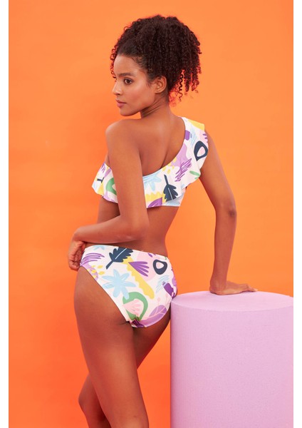 Renkli Verano Tek Alt Bikini
