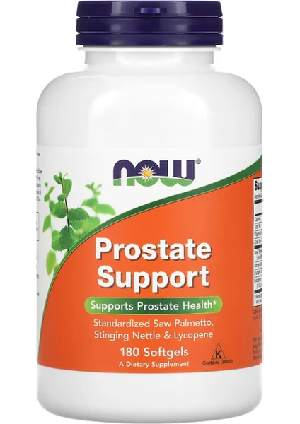 Now Foods Prostate Support, 180 Softgels