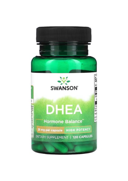 Dhea, High Potency, 25 mg 120 Capsules