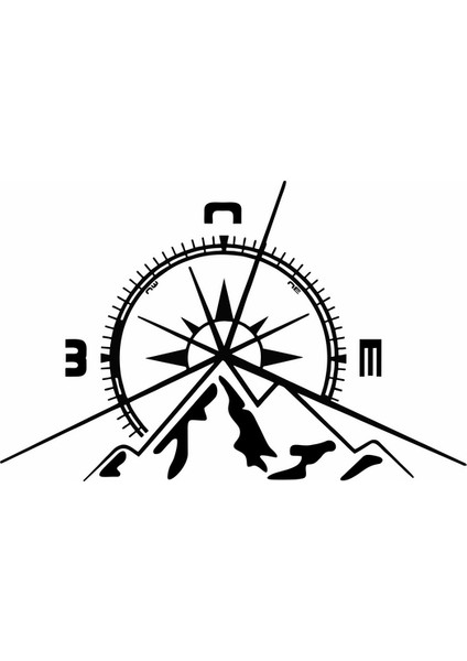 Duster Oto Logo Sticker 30X19 cm Beyaz