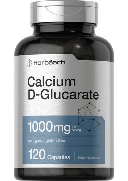 Calcium D-Glucarate 1000 mg 120 Kapsul 60 Servis
