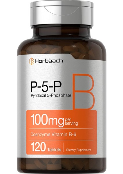P5P Activated Vitamin B6 100 mg 120 Kapsul Pyridoxal 5 Phosphate Coenzyme B6