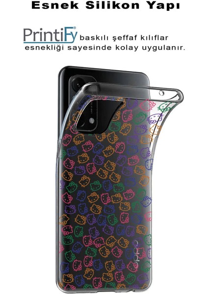 Samsung Galaxy M33 Kapak Sevimli Karakterler Tasarımlı Şeffaf Kılıf