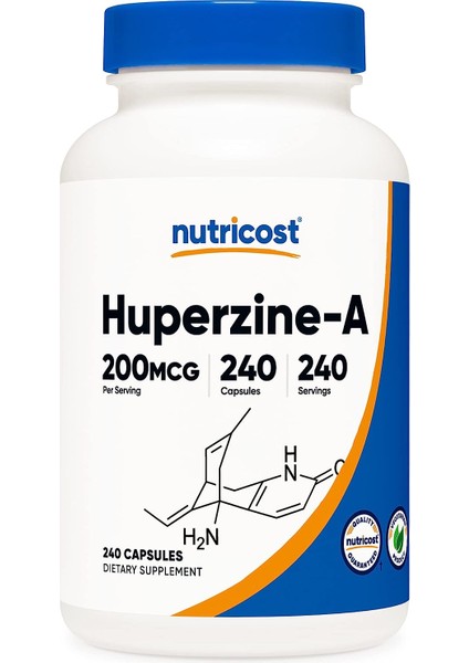 Huperzine A 200 mcg 240 Kapsul Ekonomik Boy