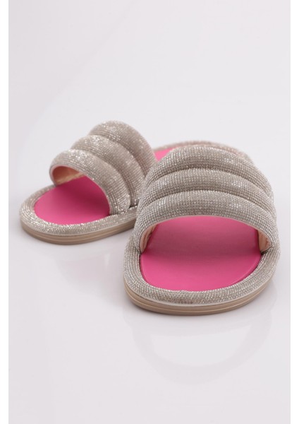 3060 Kadin Düz Taban Taşli Terlik fırsatları