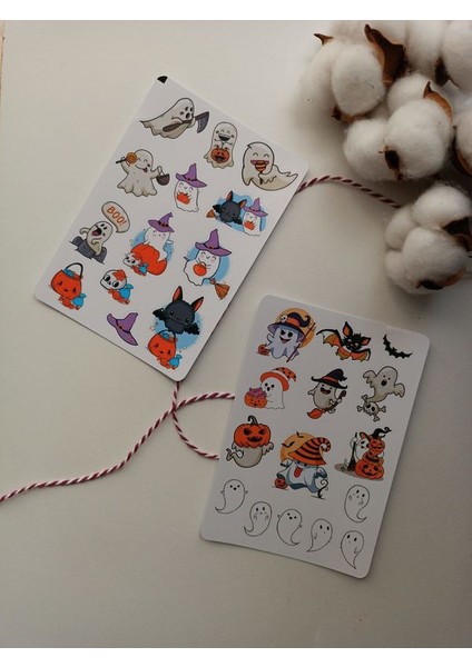 Hayalet Sticker Etiket Set