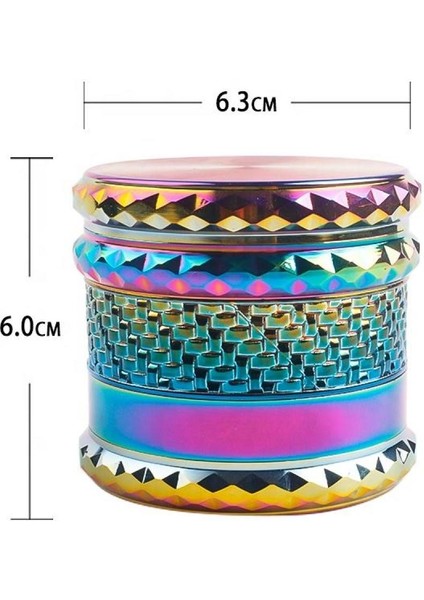 Vıp-5pt Grınder 63MM 5 Kat Herbal Baharat Öğütücü Parçalayıcı