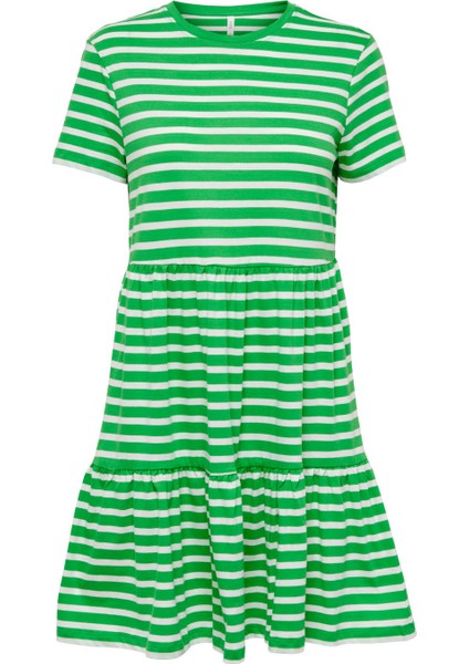 Onlmay S/s O-Neck Peplum Dress Kadın Elbise - 15286934 fiyatları
