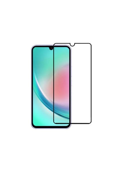 Samsung A34 Ekran Koruyucu 9d Tam Kaplama Cam Siyah