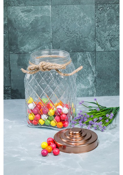 Lüx Özel Tasarım 25 Cm 3.5 Lt Cam Kavanoz fiyatları