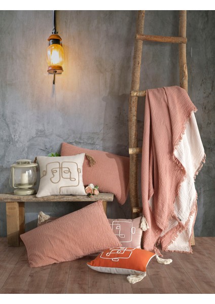 4 Katlı Multi Muslin %100 Pamuk Tek Kişillik Yatak Örtüsü 160X240CM indirimleri