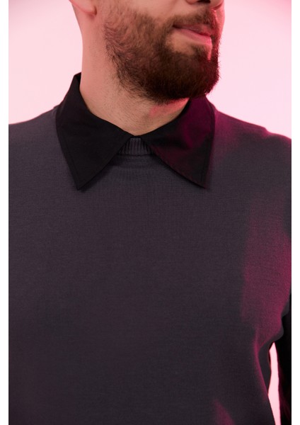 Erkek Gömlek Yakası Siyah indirimleri