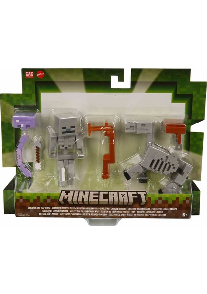 Minecraft Figürler Ikili Paket GTT53 - Skeleton And Trap Horse