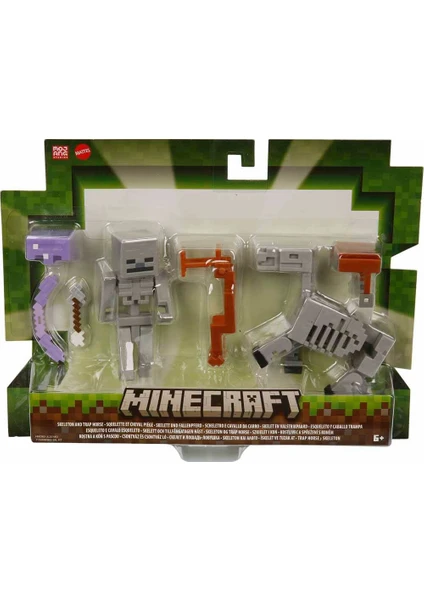 Minecraft Figürler Ikili Paket GTT53 - Skeleton And Trap Horse