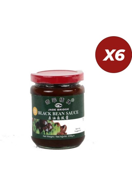 Siyah Fasulye Sosu (Black Bean Sauce) 230 gr 6 Adet
