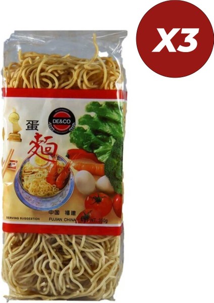 Egg Noodle Yumurtalı Makarna 350 gr 3 Adet