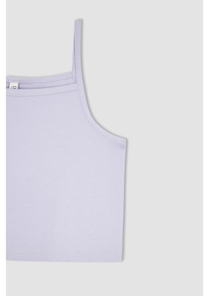 Kız Çocuk Crop Askılı Atlet X5062A622SM