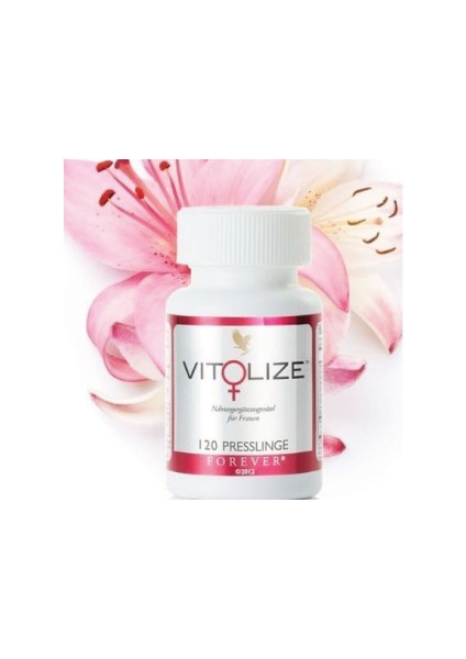 Vitolize Women 120 Tablet Kadınlar Için Vitamin ve Mineral Takviye Edici Gıda