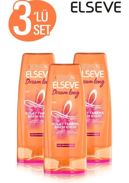 Dream Long Onarıcı Şampuan 360 ml x 3 Adet
