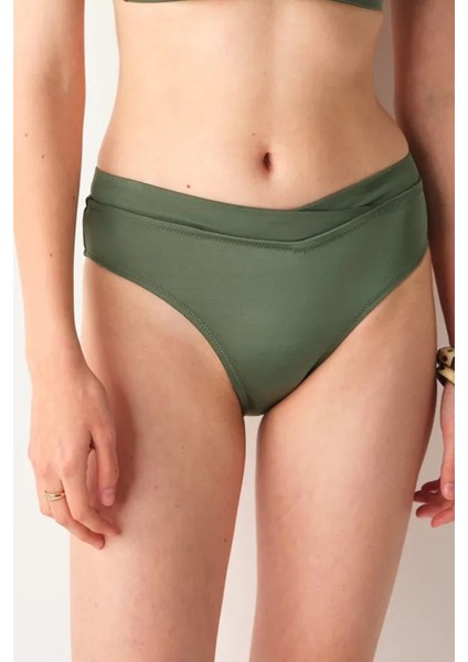 Yüksek Bel V Kesim Bikini Altı