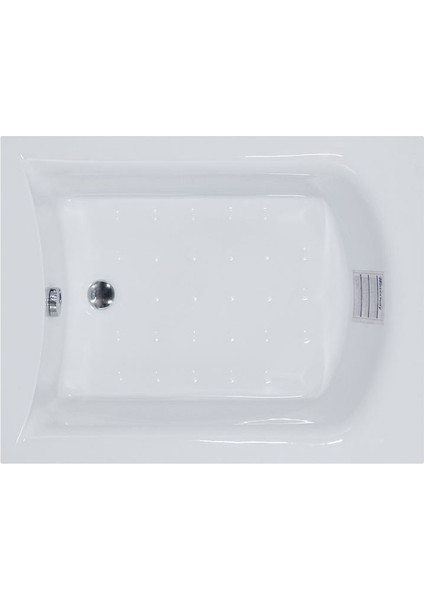 Oxnard Mini Dikdörtgen Küvet 110x80, H43 (Gövde + Metal Ayak + Ön Panel)