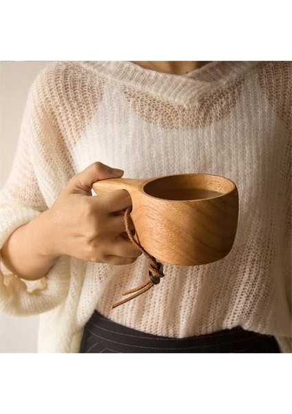 Japon Tarzı Ahşap Kahve Kupa Taşınabilir Kauçuk Ahşap Çay Süt Bardakları Içme Kupalar Drinkware El Yapımı Suyu Limon Teacup Hediye | Kupalar (Kahverengi) (Yurt Dışından) fiyatları