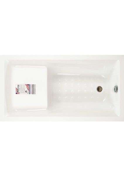 Seatle Oturmalı Dikdörtgen Küvet 140x70, H55 (Gövde + Metal Ayak + Ön-yan Panel)