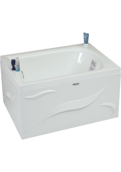 Erie Dikdörtgen Küvet 110x80, H55 (Gövde + Metal Ayak + 4 Yön Panel)