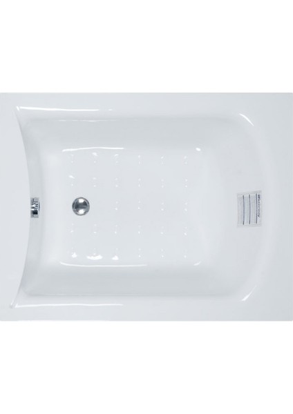 Erie Dikdörtgen Küvet 110x80, H55 (Gövde + Metal Ayak + 4 Yön Panel)