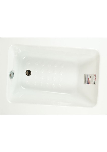 Utah Dikdörtgen Küvet 120x80, H55 (Gövde + Metal Ayak + 4 Yön Panel)