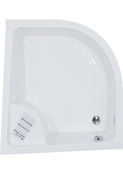 Ross Yüksek Oturmalı Oval Mini Küvet 100x100, H43 (Gövde + Metal Ayak + Ön Panel)