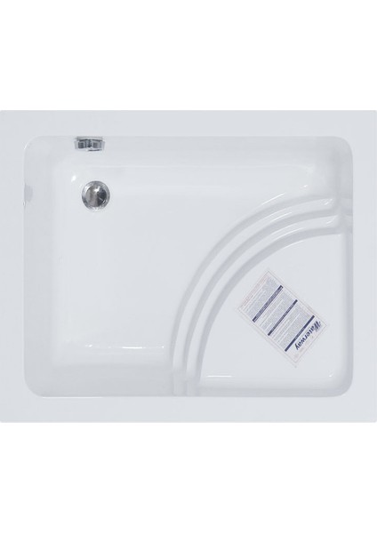 Claire Oturmalı Mini Dikdörtgen Küvet 90x70, H43 (Gövde + Metal Ayak + Ön Panel)
