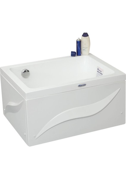Coast Mini Dikdörtgen Küvet 90x70, H43 (Gövde + Metal Ayak + Ön Panel)