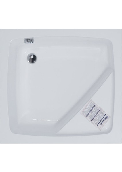Weston Oturmalı Mini Dikdörtgen Küvet 90x80, H43 (Gövde + Metal Ayak + Ön Panel)