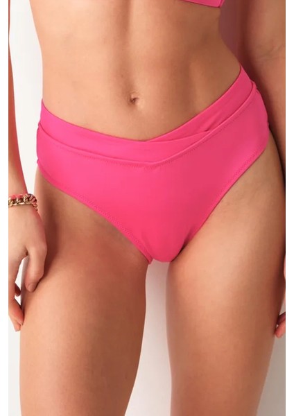 Yüksek Bel V Kesim Bikini Altı