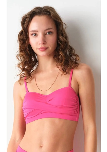 Straplez Bikini Üstü