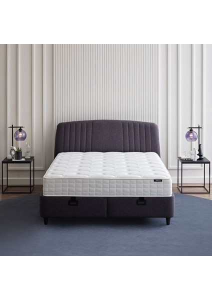 Silver Therapy Yatak, Canto Baza, Silver Başlık Tek Kişilik 3'lü Set - Antrasit fiyatları