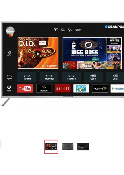 BL50145SG 50" 127 Ekran Uydu Alıcılı 4K Ultra HD Smart LED TV